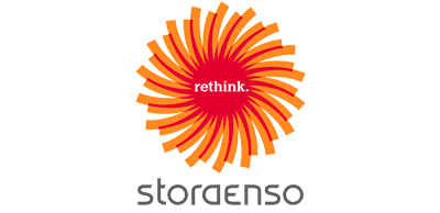Metsäteollisuus. Stora Enso -logo.