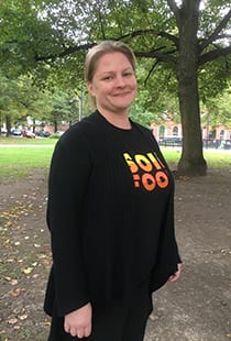 Susanna Hammarén, hallinto- ja hankesihteeri.