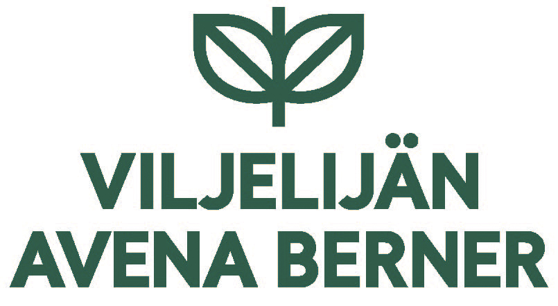 Viljelijän Avena Berner -logo, vihreä.