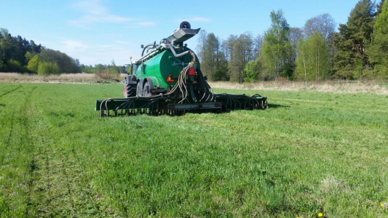 Lietteen levitys pellolle, lannoitus